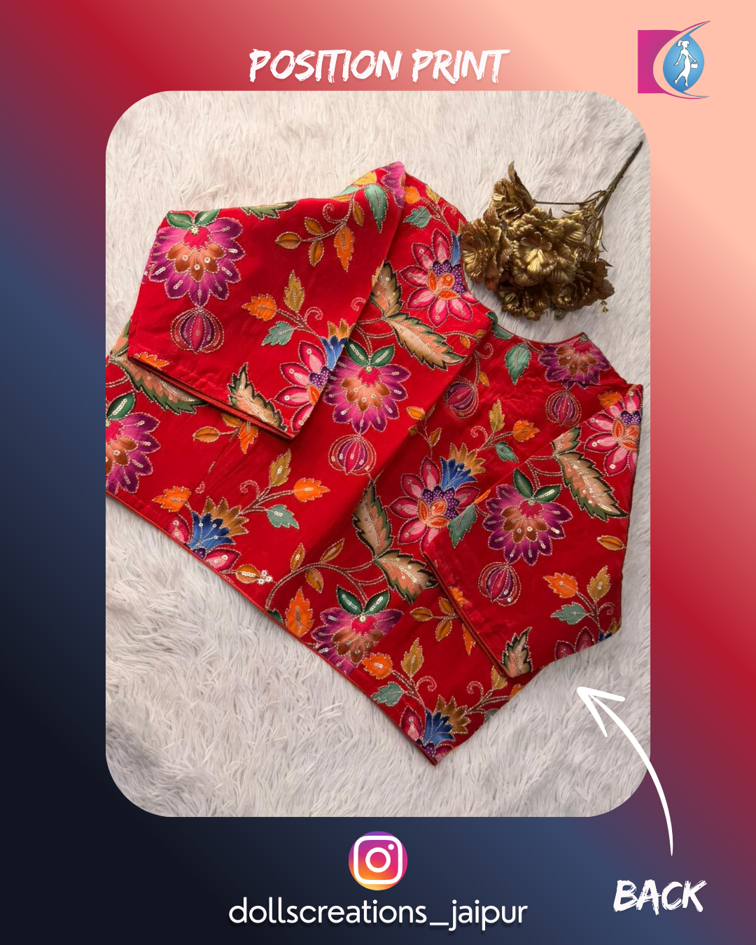 Position Print ( Red  ) DC0701