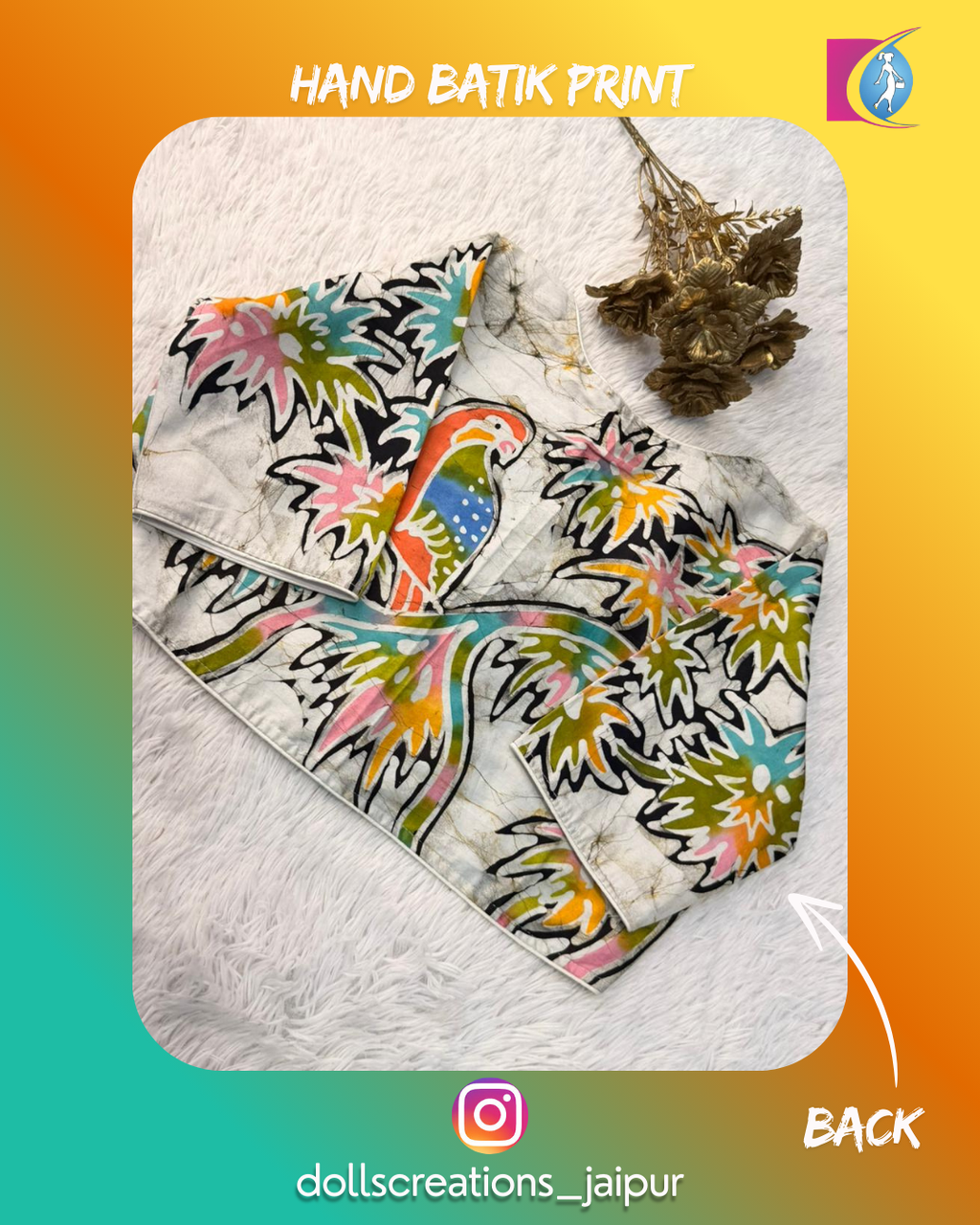 Batik Blouse (Multi) DC2302