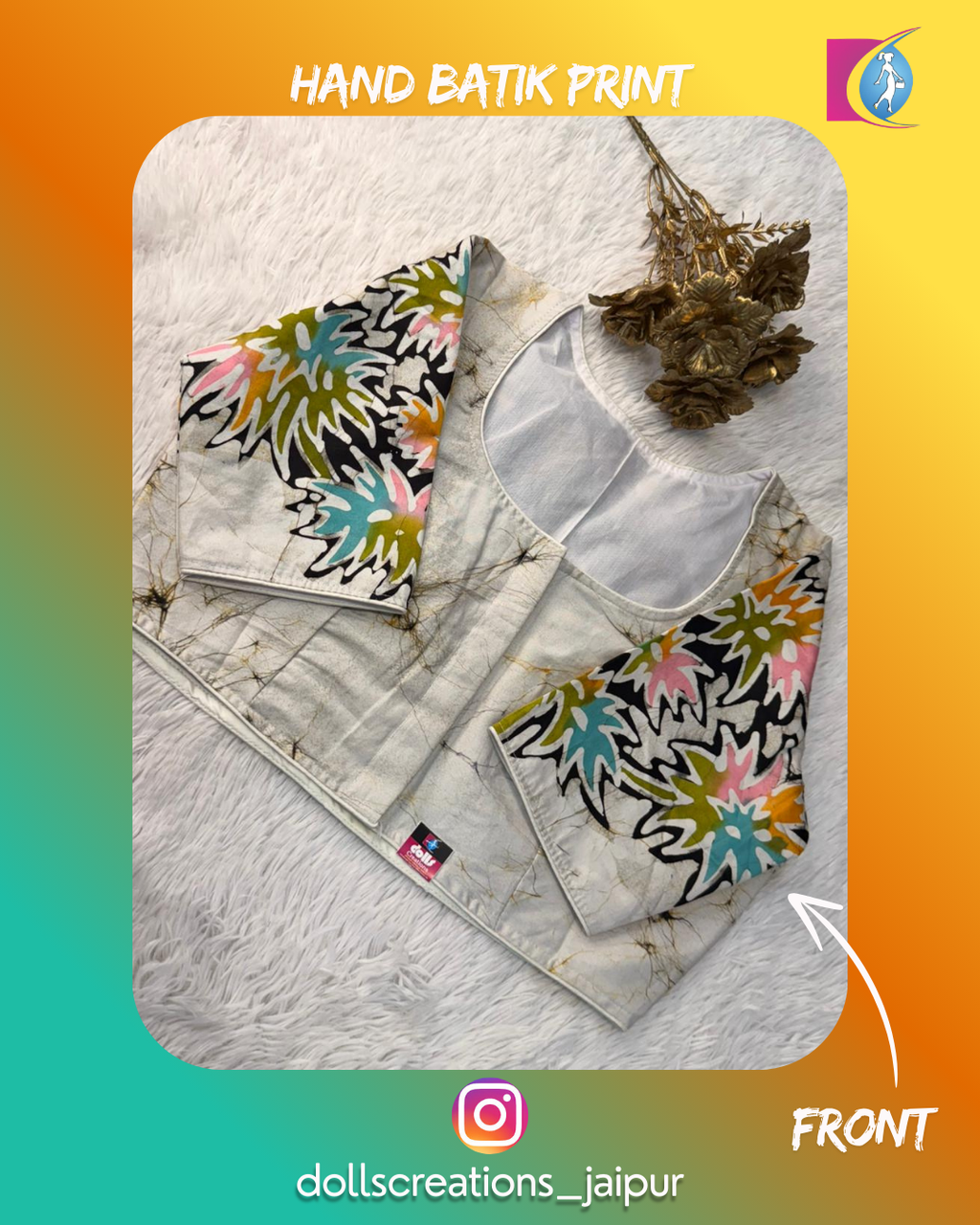 Batik Blouse (Multi) DC2302