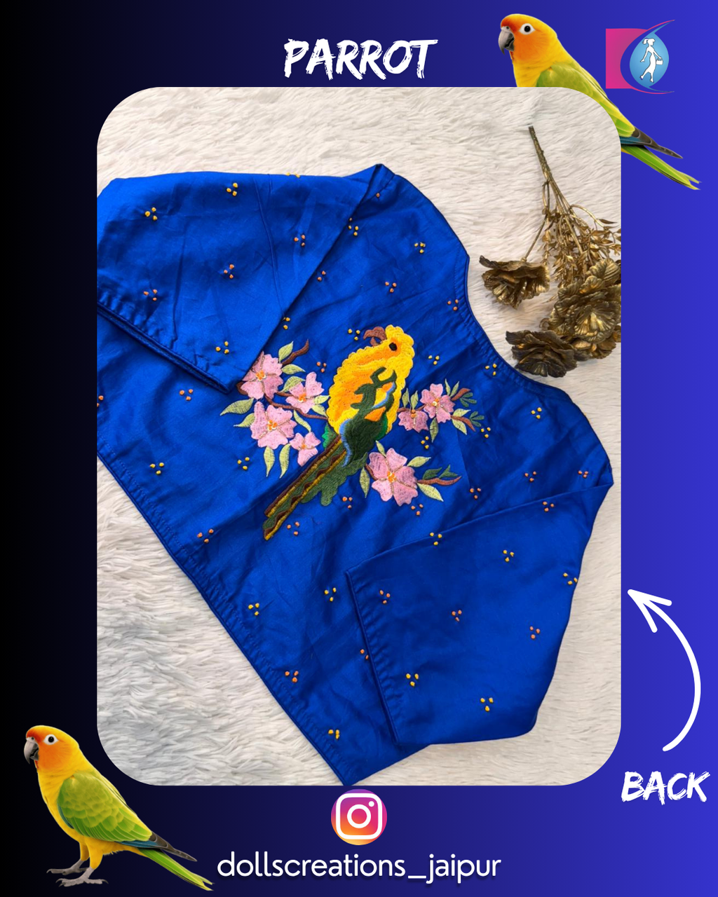 Parrot (R.BLUE) DC2103