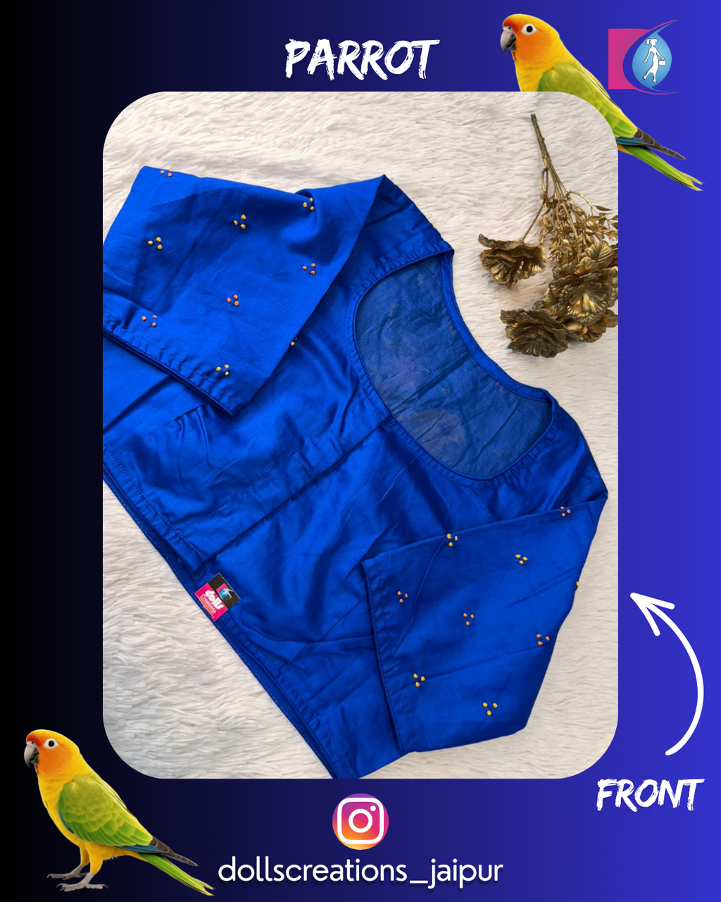 Parrot (R.BLUE) DC2103