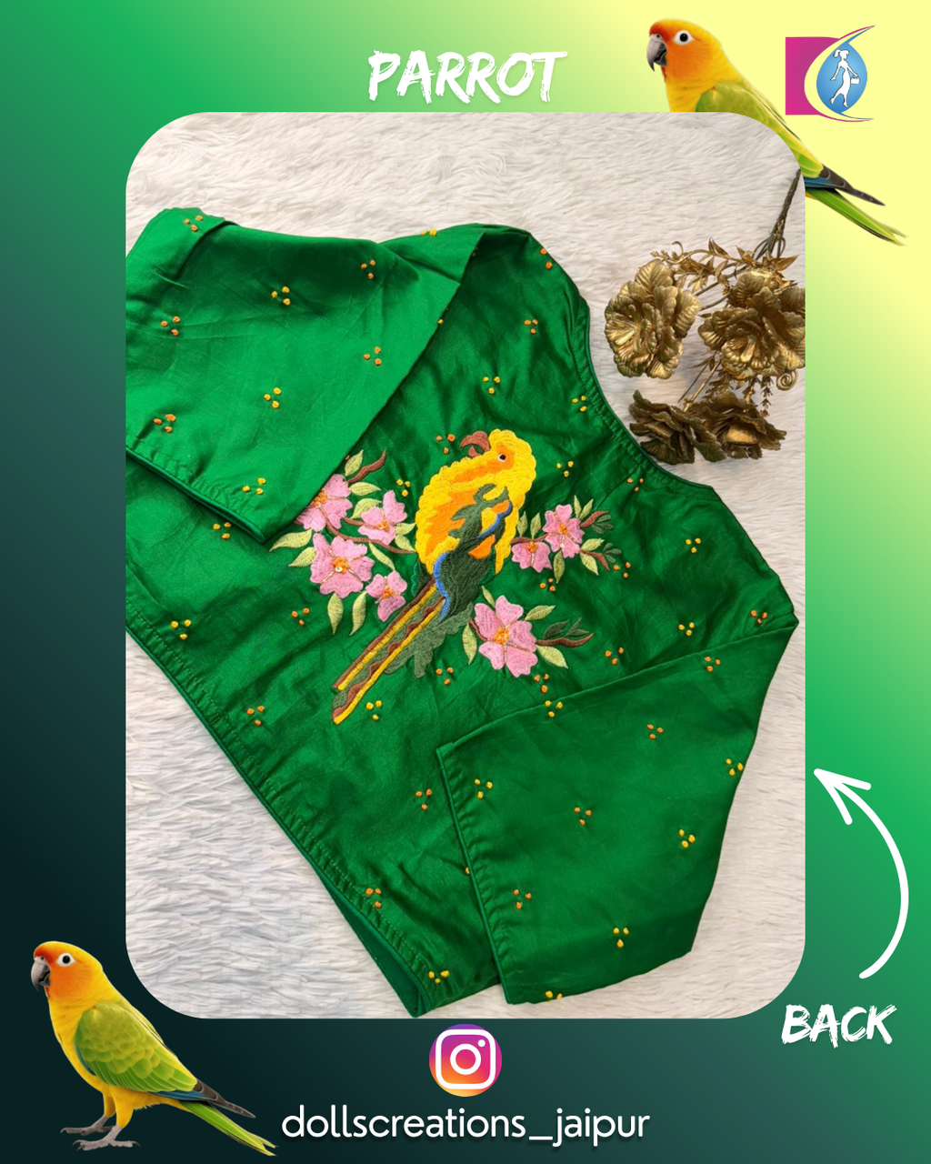 Parrot (GREEN) DC2103