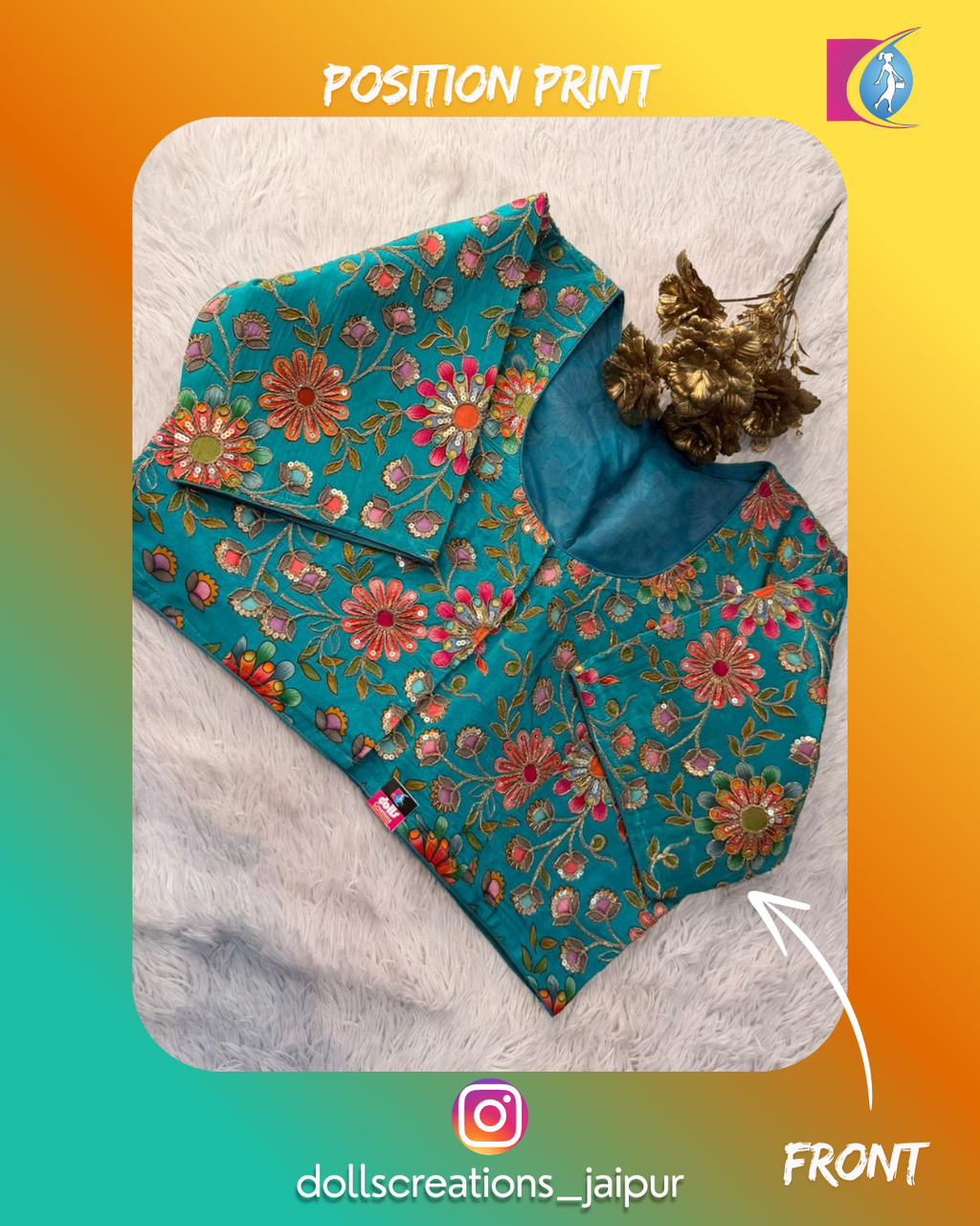 Position Print ( Rama Blue ) DC0701