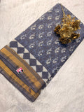 Dola Silk Saree (Grey)