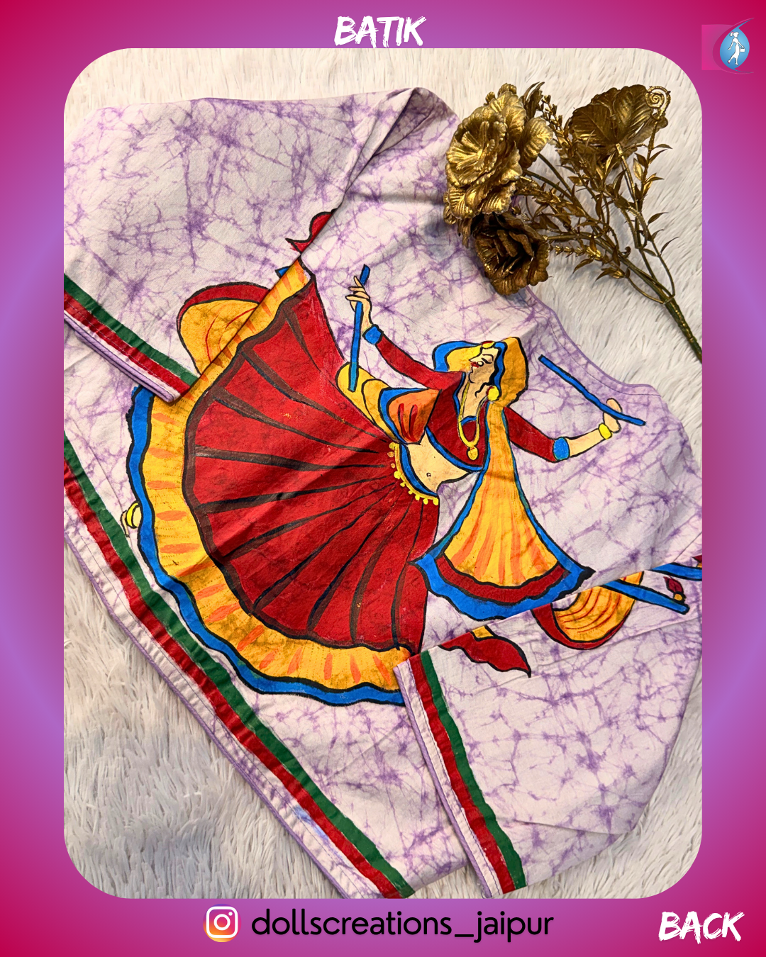 Batik Blouse (LEVENDER)